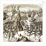 The Battle of Newcastle on Tyne of the King of Scotland against the Queen of England by Anonymous