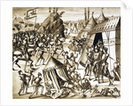 The Battle of Roch Darien and Charles of Blois taken prisoner by the English. by Anonymous
