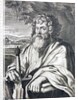 Saint Paul. An engraving by Gaspar Hubern of an original by Peter Paul Rubens