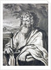 Saint Paul. An engraving by Gaspar Hubern of an original by Peter Paul Rubens