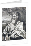 Saint Paul. An engraving by Gaspar Hubern of an original by Peter Paul Rubens