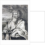 Saint Paul. An engraving by Gaspar Hubern of an original by Peter Paul Rubens