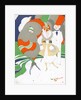 Caricature of flappers wearing furs by Anonymous