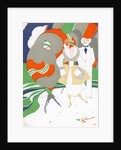 Caricature of flappers wearing furs by Anonymous