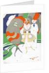 Caricature of flappers wearing furs by Anonymous