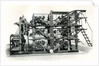 Vintage newspaper printing and folding machine by Anonymous