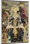 Member of Chinese imperial court being served tea by Anonymous