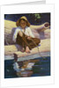 Huckelberry Finn fishing by Anonymous