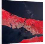 Satellite view of Istanbul, Turkey and the Bosporus strait by Anonymous