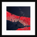 Satellite view of Istanbul, Turkey and the Bosporus strait by Anonymous