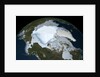 Satellite view of multi-year sea ice in the Arctic Ocean in 1980 by Anonymous