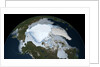 Satellite view of multi-year sea ice in the Arctic Ocean in 1980 by Anonymous