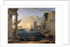 Seaport with the Embarkation of the Queen of Sheba by Claude Lorrain