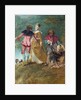 Detail of Pilgrimage on the Isle of Cythera by Antoine Watteau
