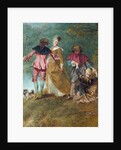 Detail of Pilgrimage on the Isle of Cythera by Antoine Watteau