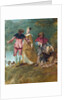 Detail of Pilgrimage on the Isle of Cythera by Antoine Watteau