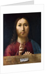 Christ Blessing by Antonello da Messina
