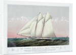 The Schooner Yacht Magic of the New York Yacht Club by Currier & Ives