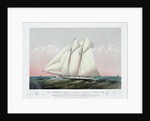 The Schooner Yacht Magic of the New York Yacht Club by Currier & Ives