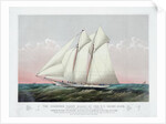 The Schooner Yacht Magic of the New York Yacht Club by Currier & Ives