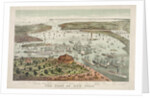 The Port of New York - Birds Eye View from the Battery, Looking South by Currier & Ives