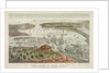 The Port of New York - Birds Eye View from the Battery, Looking South by Currier & Ives