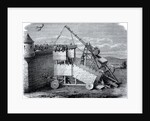 Medieval Seige or Sling Machine by Anonymous