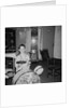 Ten year old boy on drum set, ca. 1969. by Anonymous