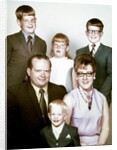 Family portrait of young family, ca. 1971. by Anonymous