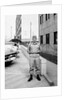 US army soldier poses for a photo on base, ca. 1954. by Anonymous
