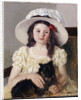 Francoise Holding a Little Black Dog by Mary Cassatt