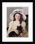 Francoise Holding a Little Black Dog by Mary Cassatt