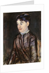 Young Woman in Black by Mary Cassatt