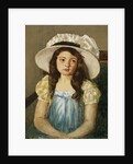 Francoise Wearing a Big White Hat by Mary Cassatt