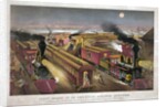 Night Scene at an American Railway Junction by Anonymous
