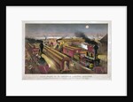 Night Scene at an American Railway Junction by Anonymous