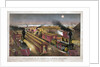 Night Scene at an American Railway Junction by Anonymous