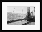 S.S. American Trader Riding High Waves on Open Sea by Anonymous