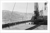 S.S. American Trader Riding High Waves on Open Sea by Anonymous
