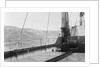 S.S. American Trader Riding High Waves on Open Sea by Anonymous