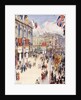 Piccadilly Circus in London Decorated for the Coronation of King George VI in 1937 by Anonymous
