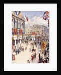 Piccadilly Circus in London Decorated for the Coronation of King George VI in 1937 by Anonymous