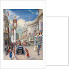 Regent Street in London Decorated for the Coronation of King George VI in 1937 by Anonymous