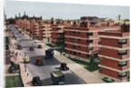 Vintage 1930s View of 'Modern' Apartment Buildings. by Anonymous