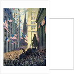 Douglas Fairbanks Speaking at Wall Street for the Liberty Loan of 1918 by Anonymous