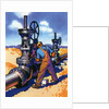 Oil Series: Oil Workers at an Oil Pipeline by Anonymous