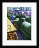 Oil Series: Oil Being Loaded into Tank Cars at a Rail Yard by Anonymous
