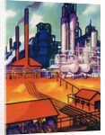 Oil Series: Oil Refinery by Anonymous