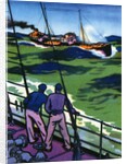 Oil Series: Oil Tanker at Sea by Anonymous