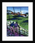 Oil Series: Oil Tanker at Sea by Anonymous
